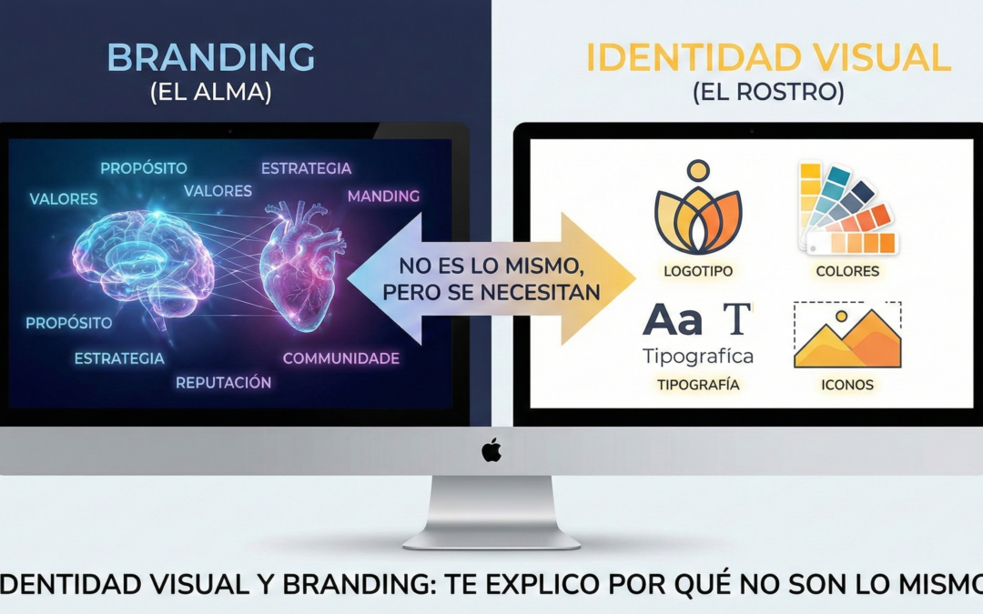 Identidad Visual y Branding NO son lo mismo (y te explico por qué)
