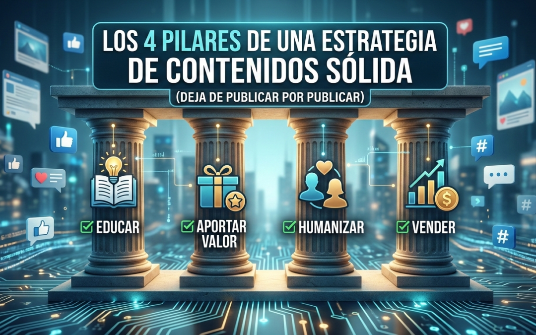 Deja de Publicar por Publicar: Los 4 Pilares de una Estrategia de Contenidos Sólida